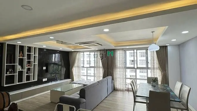 Cho Thuê Căn Hộ Happy Valley Căn Góc 3Pn, Full Nội Thất, Giá 29Tr/Th