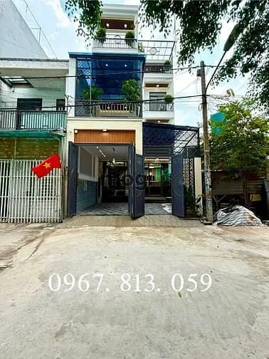 Nhà Phố View Sông, Dt:6.5X14M, Nở Hậu 8.5M, Trệt, 3 Lầu, 4Pn, Sân Ô Tô