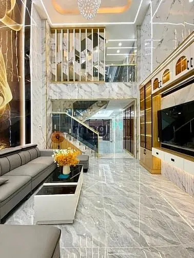 Nhà Sẹc Ngắn Đường Tx 25, Dt:4X13.5M, Lửng, 3Lầu, 4Pn, P.thờ, Gara Xe