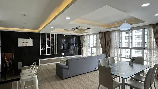 Cho Thuê Căn Hộ Happy Valley Căn Góc 3Pn, Full Nội Thất, Giá 29Tr/Th