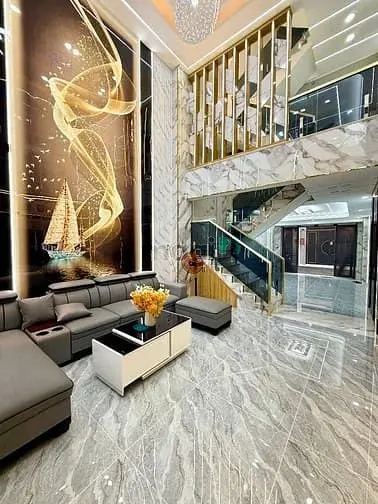 Nhà Sẹc Ngắn Đường Tx 25, Dt:4X13.5M, Lửng, 3Lầu, 4Pn, P.thờ, Gara Xe