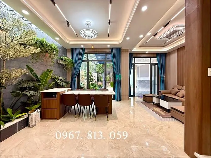 Nhà Phố View Sông, Dt:6.5X14M, Nở Hậu 8.5M, Trệt, 3 Lầu, 4Pn, Sân Ô Tô