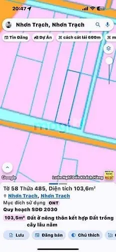 Đất Nền Full Thổ Cư Đường Xe Tải Một Sẹc Đường Trần Phú