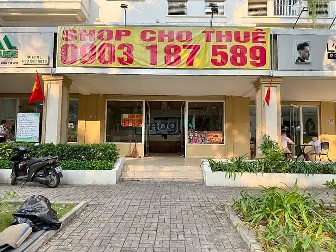 Shop Chung Cư Cảnh Viên 1, Phú Mỹ Hưng Diện Tích 132M2 Giá Thuê Rẻ
