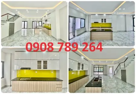 Cho Thuê Nhà Phố Cát Lái 7X17 1 Trệt 3 Lầu 4Pn 4Wc 17Tr Ở Được Ngay, Đường 12M Xe Hơi Đậu Trong Sân