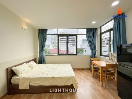 Căn Hộ Studio 35M² Full Nội Thất – Cửa Sổ Lớn Gần Điện Biên Phủ