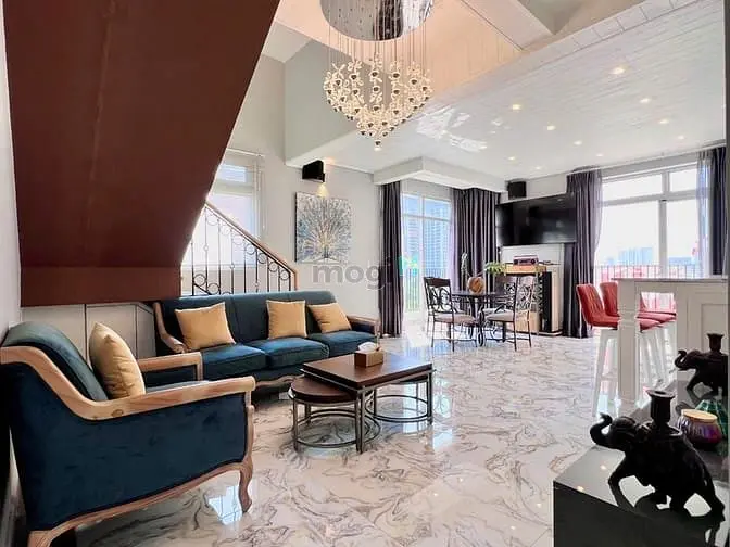 Bán Căn Penthouse Đẹp Có Sẵn Hdt Tại Pmh, Dt 242M2, 3Pn, Full Nt Đẹp