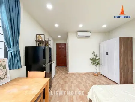 Căn Hộ Studio 35M² Full Nội Thất – Cửa Sổ Lớn Gần Điện Biên Phủ