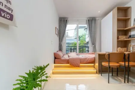 Phòng Ban Công Phú Nhuận Khu Phan Xích Long, Full Nội Thất Giáp Q1