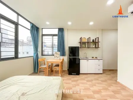 Căn Hộ Studio 35M² Full Nội Thất – Cửa Sổ Lớn Gần Điện Biên Phủ