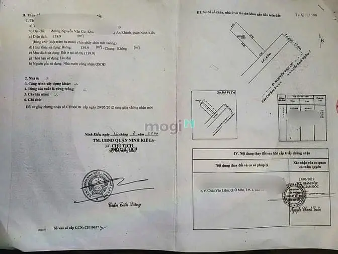 Hiếm - Nhà Diện Tích Rộng Mặt Tiền Nguyễn Văn Cừ Nối Dài, Cần Thơ