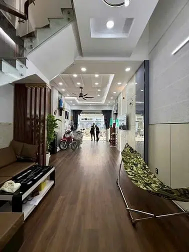 💯Ngay Hoa Viên🌿🍃Nhà Đẹp Đường 12M Khu Bình Phú 4X18M 4 Tầng 5Pn 5Wc