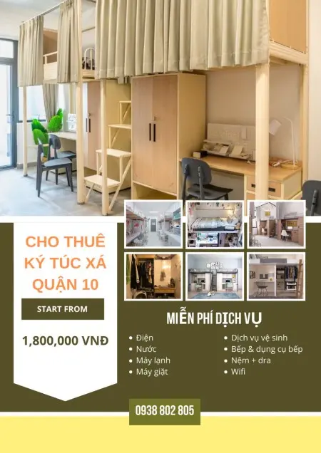 1,8Tr/Tháng Phòng Trọ 1 Người Gần Đh Huflit,Y Khoa Phạm Ngọc Thạch Q10,Q1