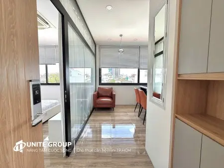 Căn Hộ 1 Phòng Ngủ Cao Cấp – Tách Bếp Riêng – Full Nội Thất – Hầm Xe Rộng Rãi – Ngay Hoàng Việt