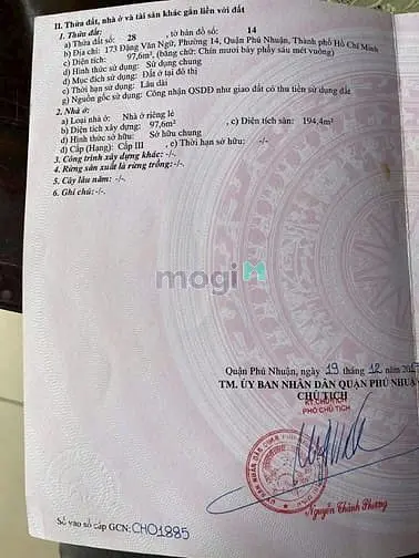 Bán Nhà Mặt Tiền Đẹp (4X25) 173 Đặng Văn Ngữ P14 Phú Nhuận (Lê Văn Sỹ)