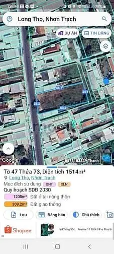 Đất Trống & Xưởng Mặt Tiền Hùng Vương - Long Thọ Ngay Khu Công Nghiệp