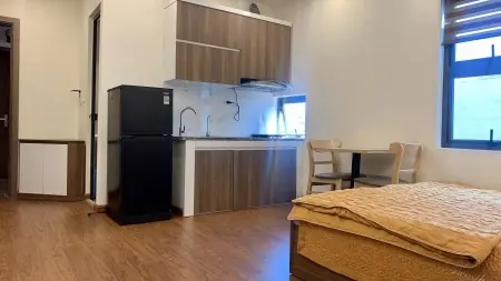 Cho Thuê Căn Hộ Mới Tinh Full Đồ Hoàng Quốc Việt - Dt 30M, Giá 4.3 Triệu