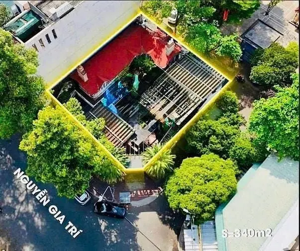 Hiếm ! Bán Căn Góc 3 Mặt Tiền Nguyễn Gia Trí , 17X20M , 329Triệu/M2