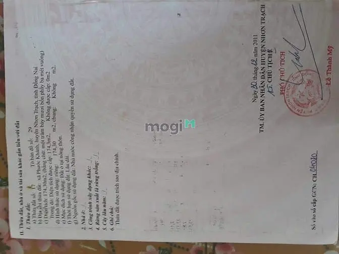 Đất Nền Khu Dân Cư Xã Phước Khánh Full Thổ Cư Gần Sông Mát Mẻ