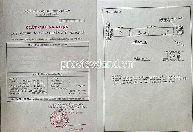 Bán Đất Mặt Tiền Đường 3/2, Q10, 220 M², Ngang 7,36M, Xây Được 6 Lầu