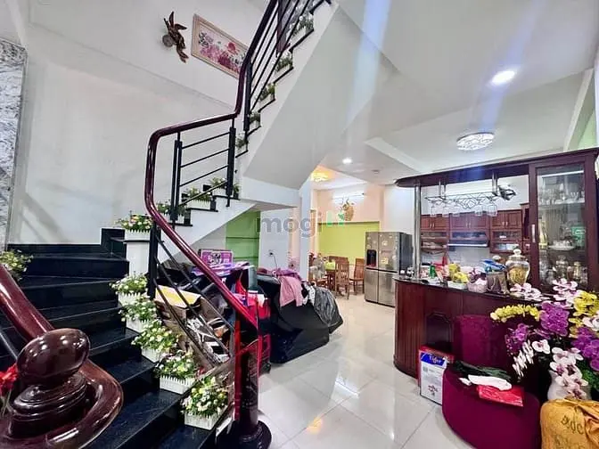 Nhà 100.8M², Hẻm Ô Tô Đậu Cửa,Phạm Văn Chiêu, Khu An Hội Tây.