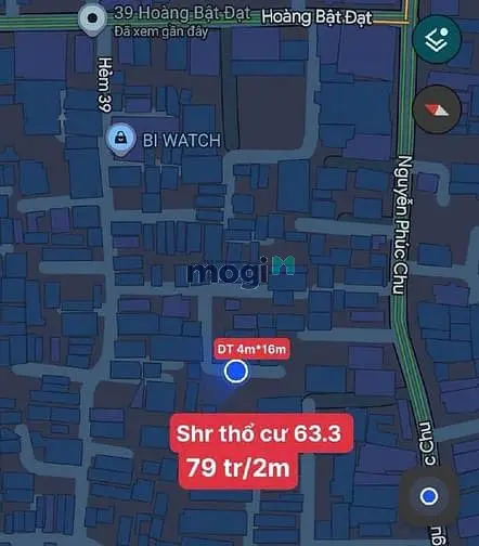 Đất Hẻm Xe Hơi Hoàng Bật Dật - Gần Phan Huy Ích - Chỉ 4 Tỷ 980