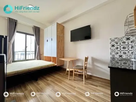 Cho Thuê Phòng Cửa Sổ Thoáng, Đầy Đủ Nội Thất, Thang Máy Cửa Vân Tay Ngay Chợ Bà Chiễu Giáp Q1, Q3