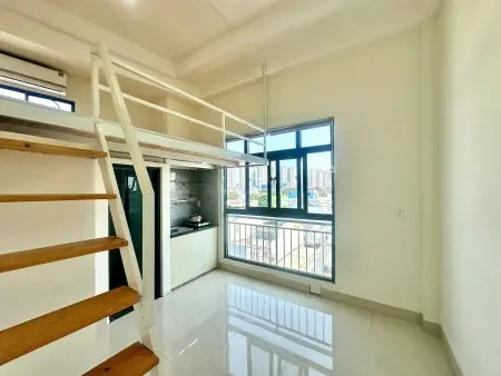 Phòng Có Gác Mới Xây Cửa Sổ Trời 5P Đi Go Trường Chinh