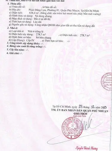 Bán Đất Phan Đăng Lưu Phú Nhuận 626 M², Nở Hậu 13M, Cơ Hội Đầu Tư Hiếm