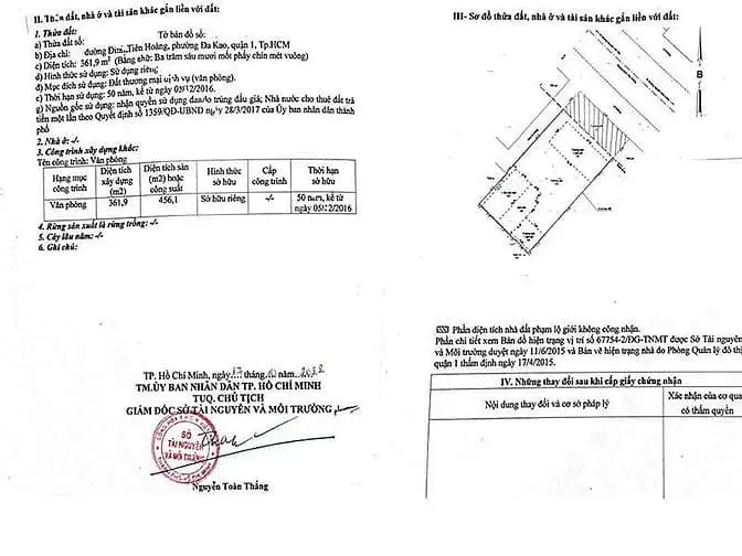Bán Nhà 2 Mặt Tiền Đường Đinh Tiên Hoàng, Q1, 15X30M, 2 Tầng, 115 Tỷ