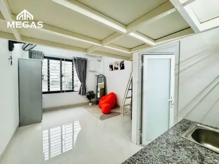 Cho Thuê Phòng Giá Rẻ - Full Nội Thất Mới Xây Ngay Tô Ký - Cvpm Quang Trung