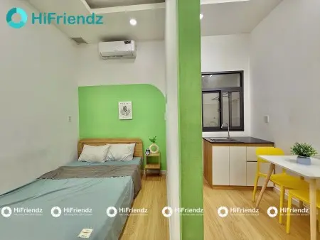 1Pn Tách Bếp Full Nội Thất Ngay Lê Văn Thọ