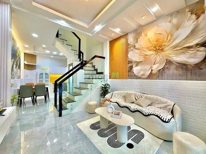 🍒Định Thổ Địa🍒 Siêu Phẩm Phan Văn Trị 5Pn 4 Lầu Đúc Nở Hậu H3G Thông