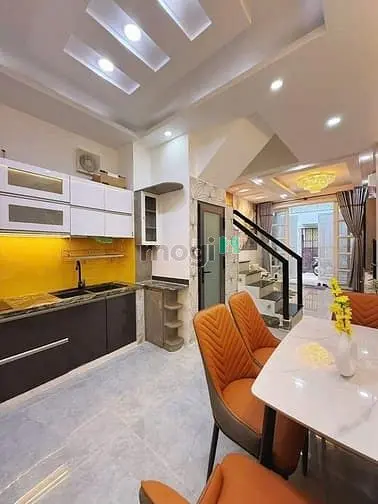 🍒Định Thổ Địa🍒 Siêu Phẩm Phan Văn Trị 5Pn 4 Lầu Đúc Nở Hậu H3G Thông