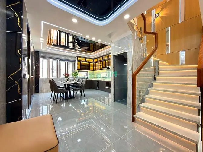 Nhà Ngay Kế Bên Bệnh Viện Q12, Dt:5X12M, Lửng, 3 Lầu, 4Pn, Gara Ô Tô