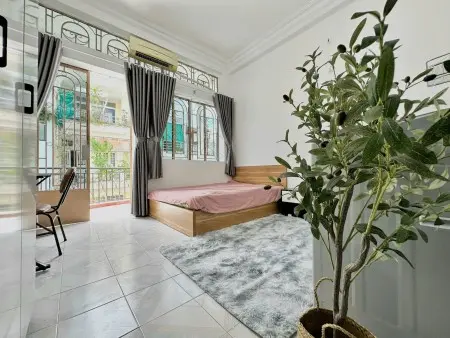 Cho Thuê Phòng Ban Công-Bùi Đình Túy, Bình Thạnh Có Máy Giặt Riêng, Rộng 35M2, Gần Ngã Tư Hàng Xanh