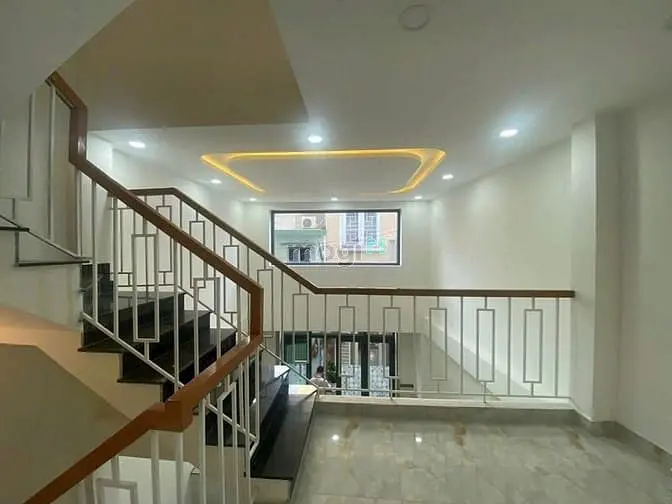 Nhà Mới Đẹp Bến Phú Lâm - Quận 6 - 45M2 - 3 Tầng - Nở Hậu 5.4M - 4Pn -