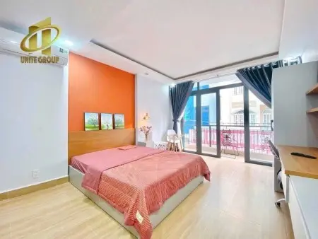 Căn Hô Ban Công 40M2 Full Nội Thất, Nguyễn Thái Bình Quận 1, Gần Chợ Bến Thành