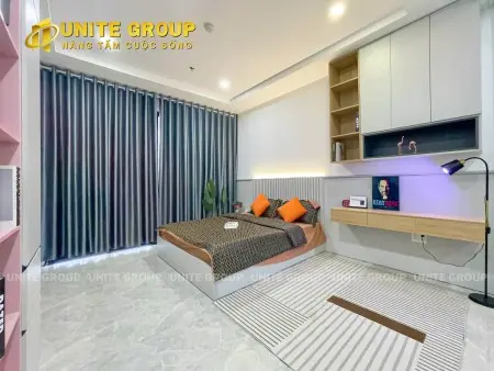 Cho Thuê Căn Hộ 1 Phòng Ngủ Ban Công View Đẹp Tại Trần Xuân Soạn Quận 7