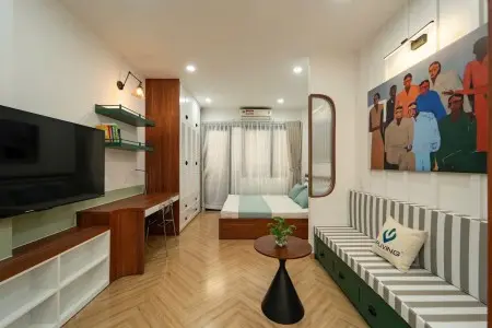 Căn Hộ 1Pn 45M2 Full Nội Thất Gần Chợ Bến Thành Công Viên Tao Đàn Đh Hoa Sen Bùi Viện