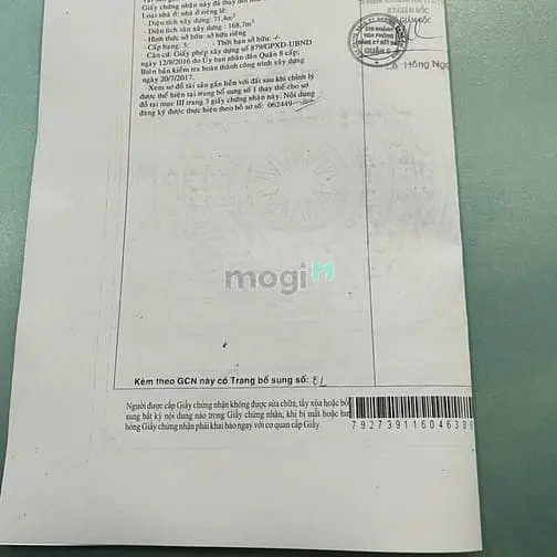 Cần Bán Nhà Hẻm Xe Tải – Âu Dương Lân, Phường 03, Quận 8