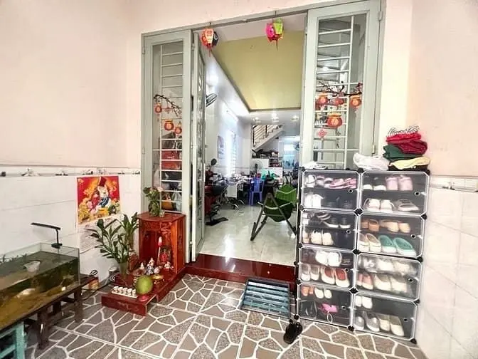 🍒Định Thổ Địa🍒 Nhà Hxh Lê Quang Định Ngang 4M 3 Tầng Đúc Nở Hậu