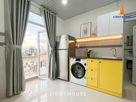 Studio Mới Xây – Full Nội Thất – Ban Công Siêu Chill Ngay Đặng Thùy Trâm