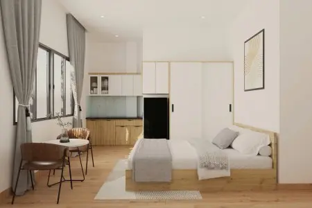 Cho Thuê Phòng Mới Xây Đầy Đủ Nội Thất Siêu Mới Ngay Gò Cẩm Đệm