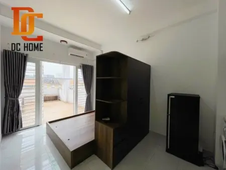 Cho Thuê Studio Ban Công Rộng 40M2 - Tại Đa Kao Quận 1 Gần Hồ Con Rùa, Đh Mở, Sgu