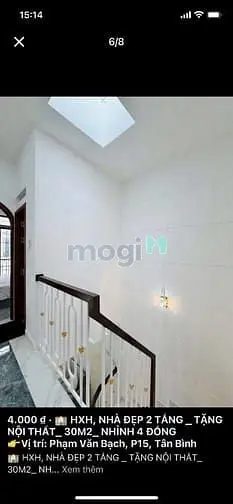 Lụm Nhẹ Em Phạm Văn Bạch-P15-Tân Bình- Tphcm, Shr, 2Tỷ855