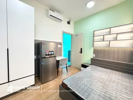 Khai Trương Phòng Trọ Mới 100% Full Nội Thất Cửa Sổ Trời Ngay Trục Đường Phan Xích Long Gần Bờ Kè