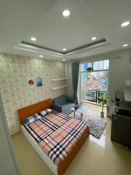 Phòng Full Nội Thất Mới 100% Ung Văn Khiêm Gần Hutech, Ngoại Thương, Giao Thông Vận Tải