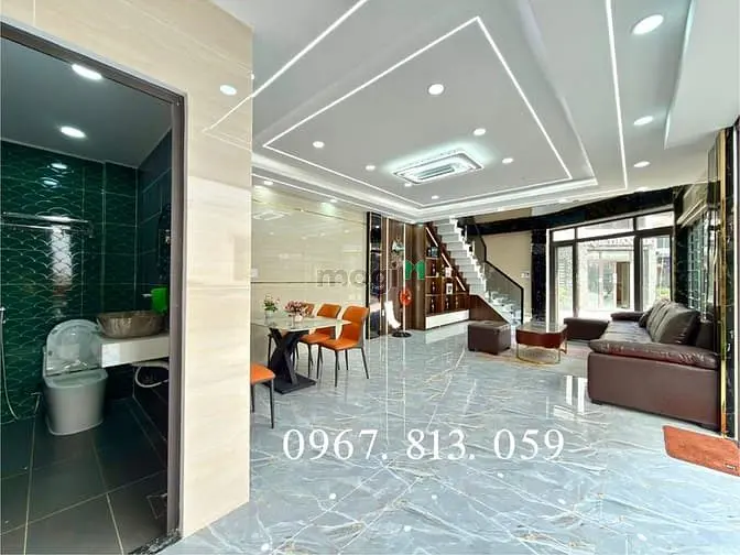 Nhà Góc 2 Mt Đường Thông Tx 35, Dt:5.10X11M, Lửng, 3 Lầu, 4Pn, Gara Xe