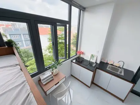 Cho Thuê Căn Hộ Mini Full Nội Thất Có Cửa Sổ Lớn, Ngay Lotte Mart, Gần Cầu Kênh Tẻ